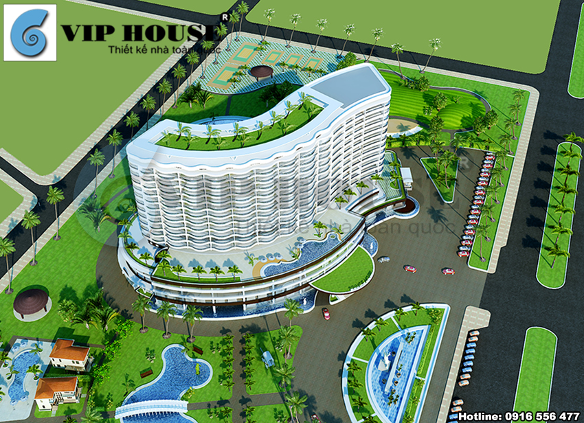 Thiết kế khách sạn 4 sao ven biển Đà Nẵng